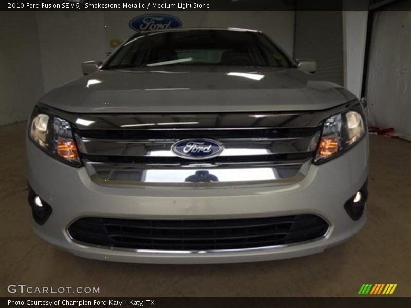 Smokestone Metallic / Medium Light Stone 2010 Ford Fusion SE V6