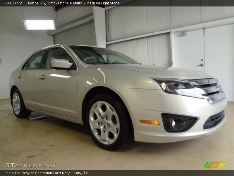 Smokestone Metallic / Medium Light Stone 2010 Ford Fusion SE V6