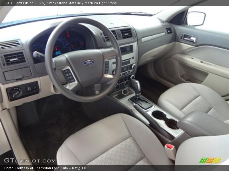 Smokestone Metallic / Medium Light Stone 2010 Ford Fusion SE V6