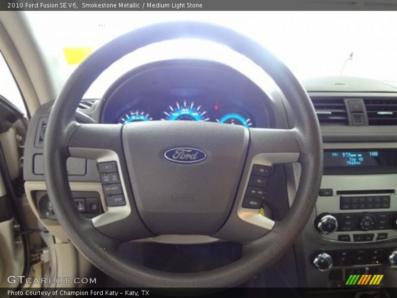 Smokestone Metallic / Medium Light Stone 2010 Ford Fusion SE V6