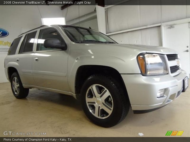 Silverstone Metallic / Light Gray 2008 Chevrolet TrailBlazer LT