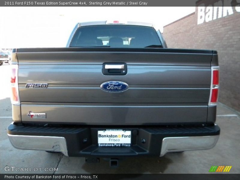 Sterling Grey Metallic / Steel Gray 2011 Ford F150 Texas Edition SuperCrew 4x4
