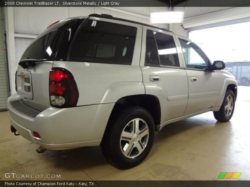 Silverstone Metallic / Light Gray 2008 Chevrolet TrailBlazer LT