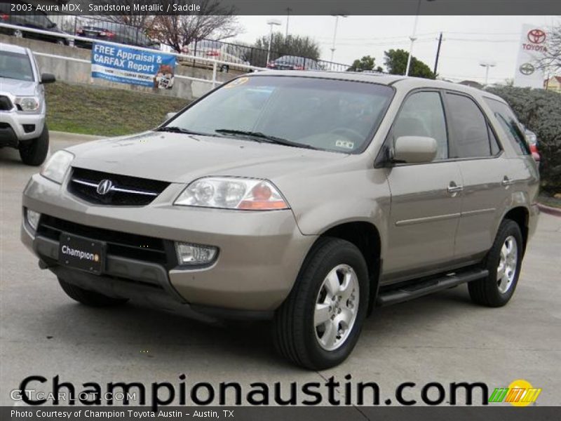 Sandstone Metallic / Saddle 2003 Acura MDX