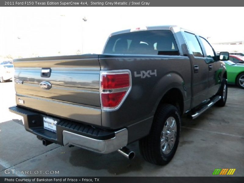 Sterling Grey Metallic / Steel Gray 2011 Ford F150 Texas Edition SuperCrew 4x4