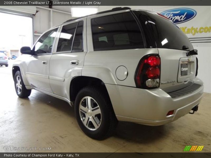 Silverstone Metallic / Light Gray 2008 Chevrolet TrailBlazer LT