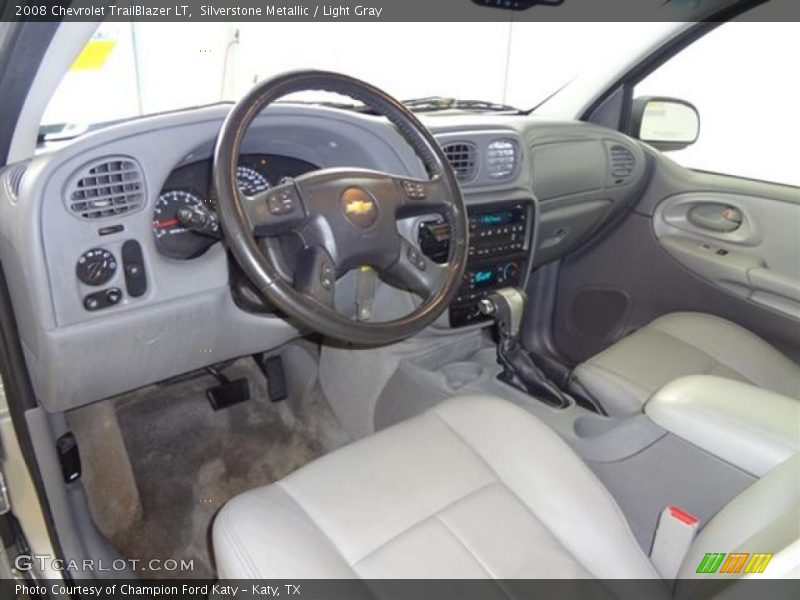 Silverstone Metallic / Light Gray 2008 Chevrolet TrailBlazer LT
