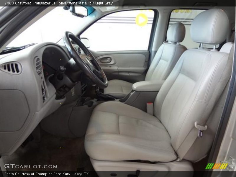 Silverstone Metallic / Light Gray 2008 Chevrolet TrailBlazer LT