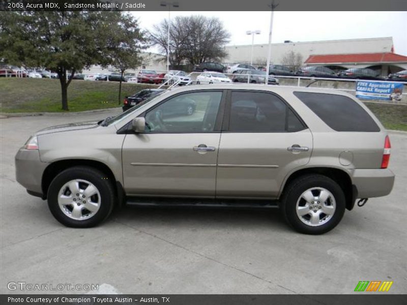 Sandstone Metallic / Saddle 2003 Acura MDX