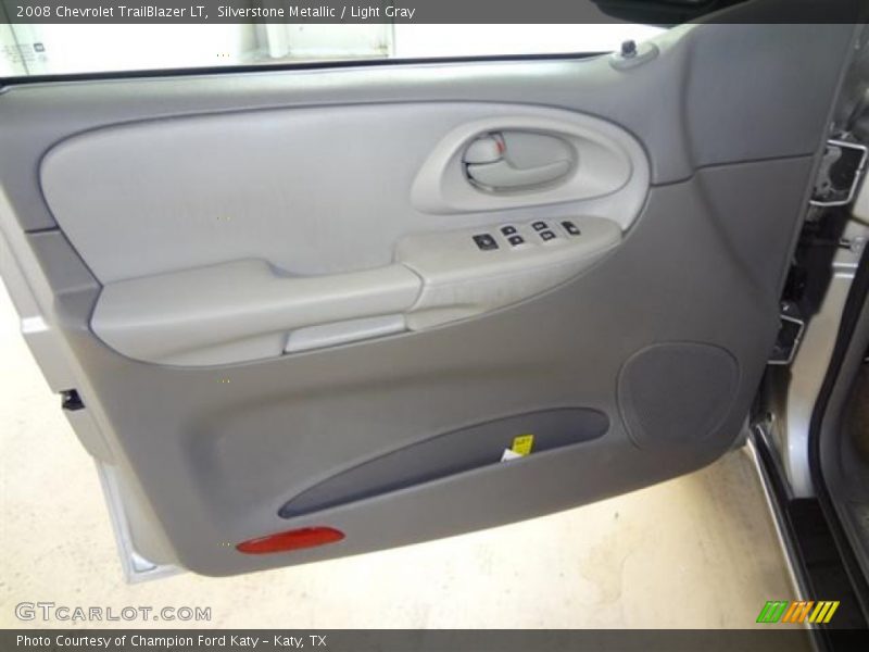 Silverstone Metallic / Light Gray 2008 Chevrolet TrailBlazer LT