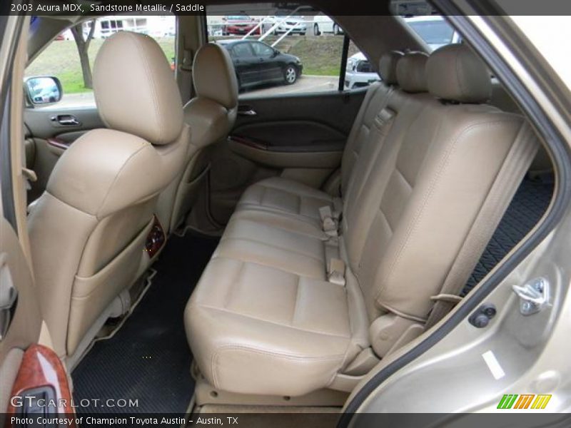  2003 MDX  Saddle Interior