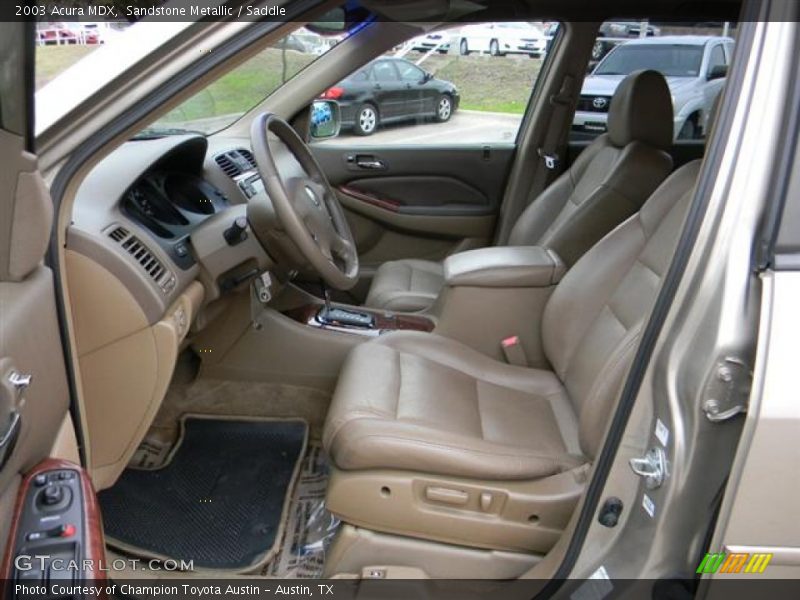  2003 MDX  Saddle Interior