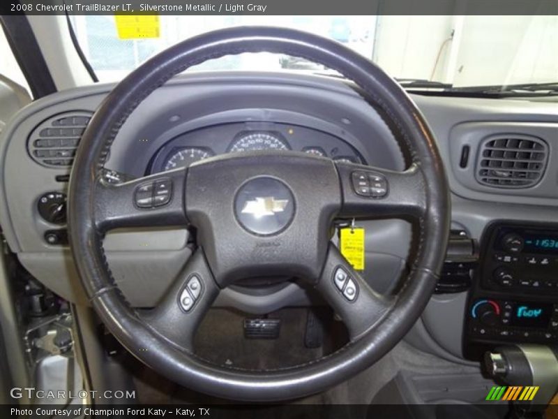 Silverstone Metallic / Light Gray 2008 Chevrolet TrailBlazer LT