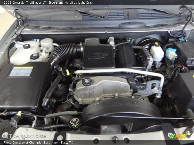 Silverstone Metallic / Light Gray 2008 Chevrolet TrailBlazer LT