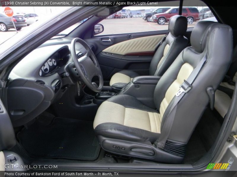  1998 Sebring JXi Convertible Agate Black/Light Camel Interior
