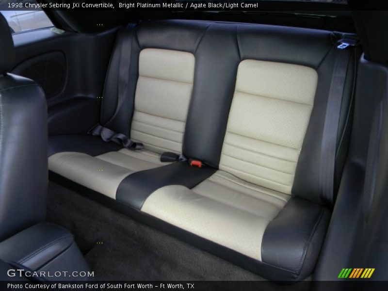 Bright Platinum Metallic / Agate Black/Light Camel 1998 Chrysler Sebring JXi Convertible
