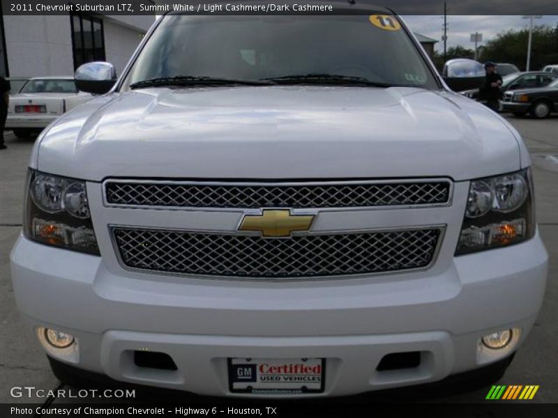 Summit White / Light Cashmere/Dark Cashmere 2011 Chevrolet Suburban LTZ