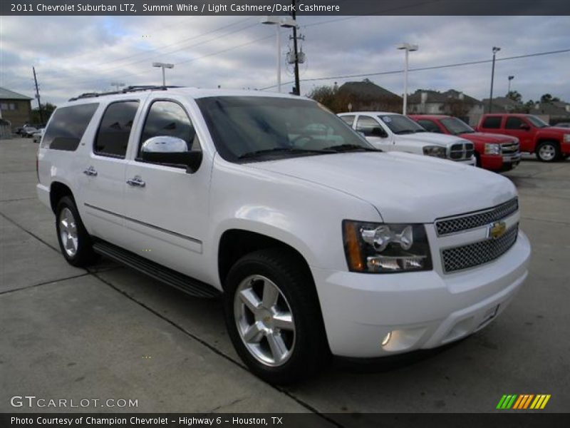 Summit White / Light Cashmere/Dark Cashmere 2011 Chevrolet Suburban LTZ