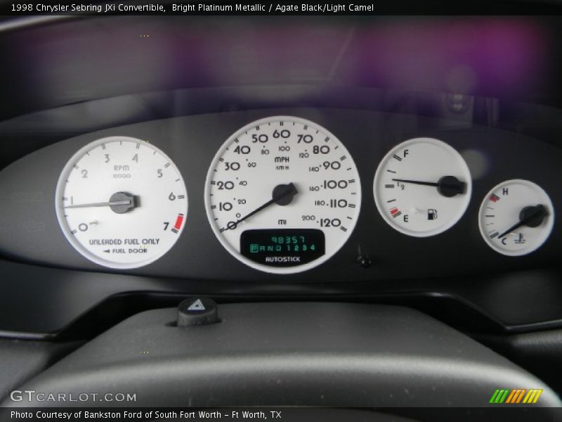  1998 Sebring JXi Convertible JXi Convertible Gauges