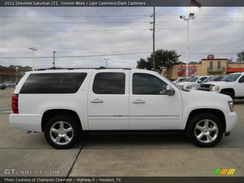 Summit White / Light Cashmere/Dark Cashmere 2011 Chevrolet Suburban LTZ