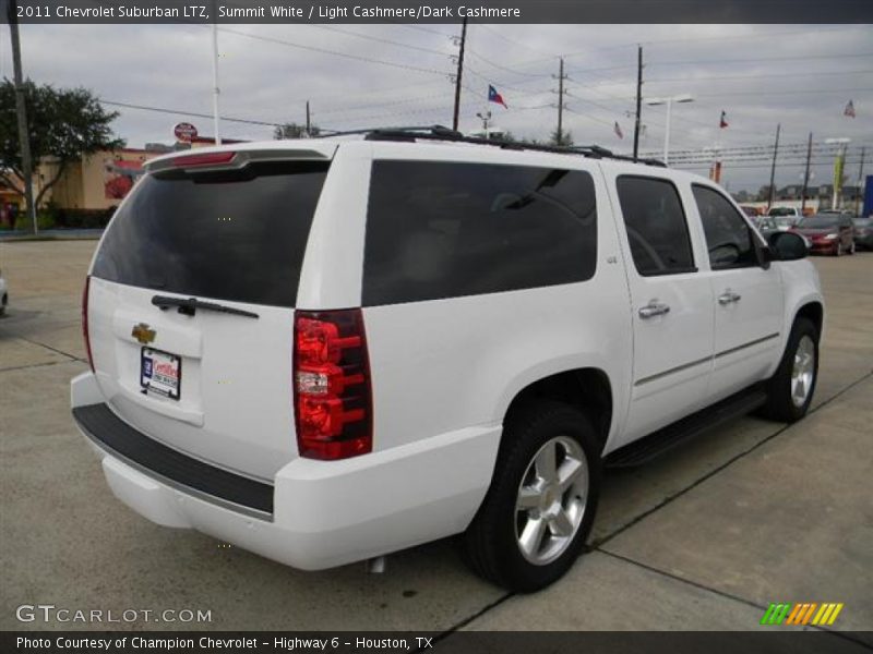 Summit White / Light Cashmere/Dark Cashmere 2011 Chevrolet Suburban LTZ