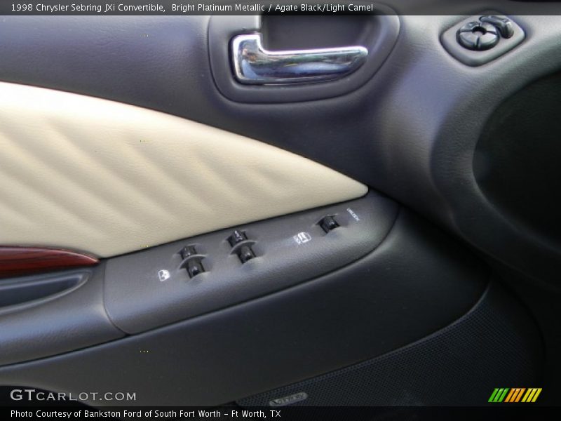 Bright Platinum Metallic / Agate Black/Light Camel 1998 Chrysler Sebring JXi Convertible