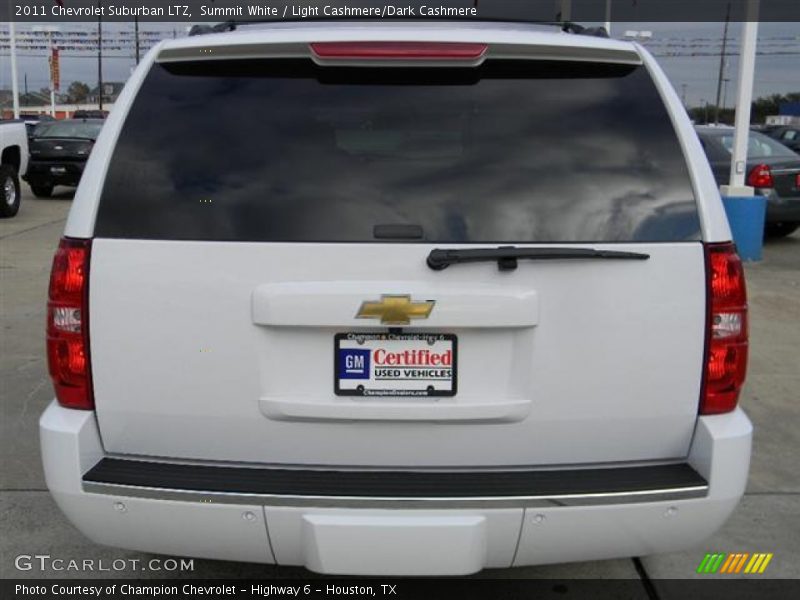 Summit White / Light Cashmere/Dark Cashmere 2011 Chevrolet Suburban LTZ