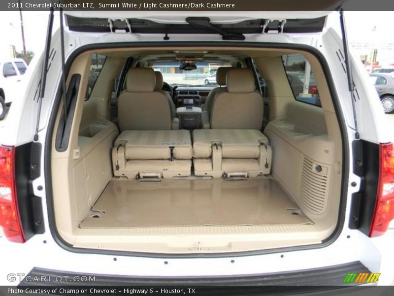 Summit White / Light Cashmere/Dark Cashmere 2011 Chevrolet Suburban LTZ