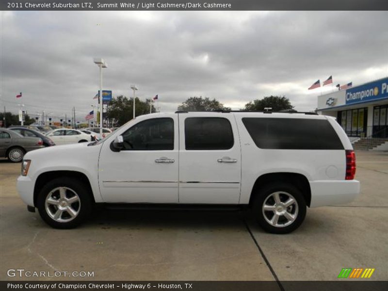 Summit White / Light Cashmere/Dark Cashmere 2011 Chevrolet Suburban LTZ