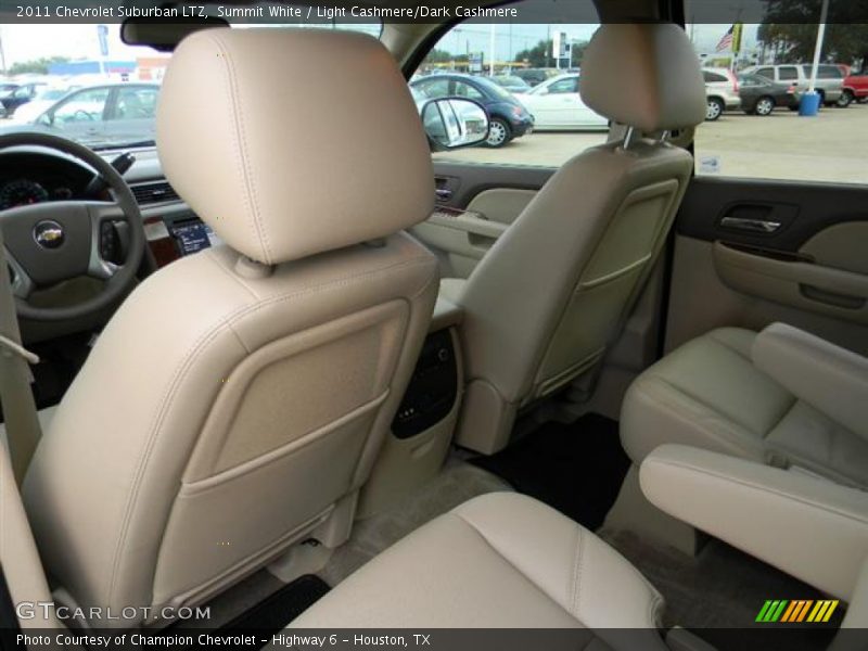 Summit White / Light Cashmere/Dark Cashmere 2011 Chevrolet Suburban LTZ