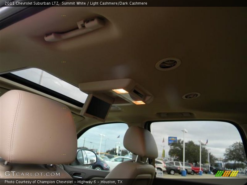 Summit White / Light Cashmere/Dark Cashmere 2011 Chevrolet Suburban LTZ