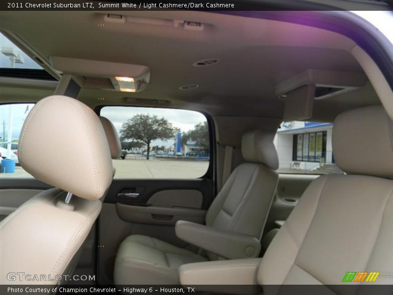 Summit White / Light Cashmere/Dark Cashmere 2011 Chevrolet Suburban LTZ