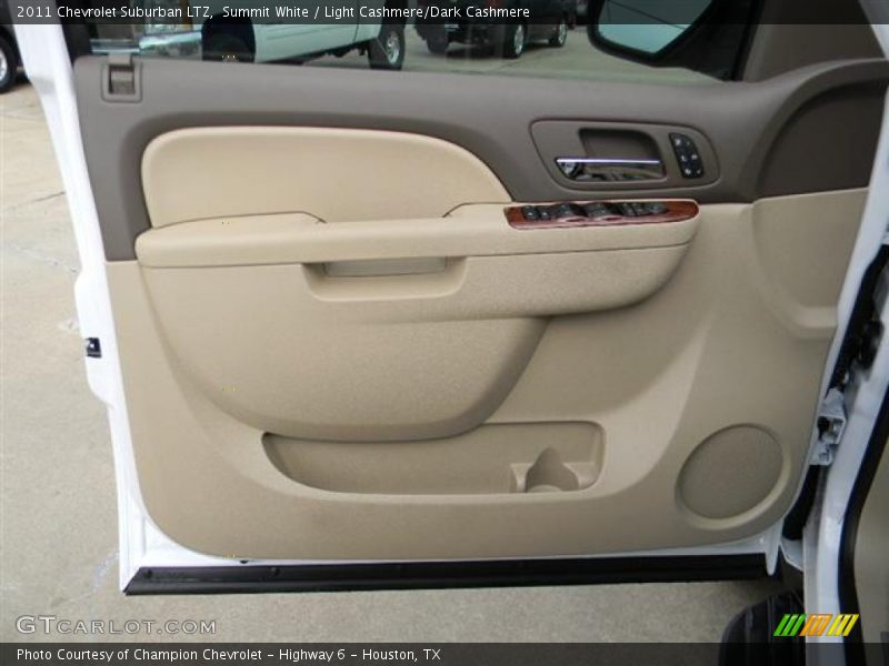 Summit White / Light Cashmere/Dark Cashmere 2011 Chevrolet Suburban LTZ