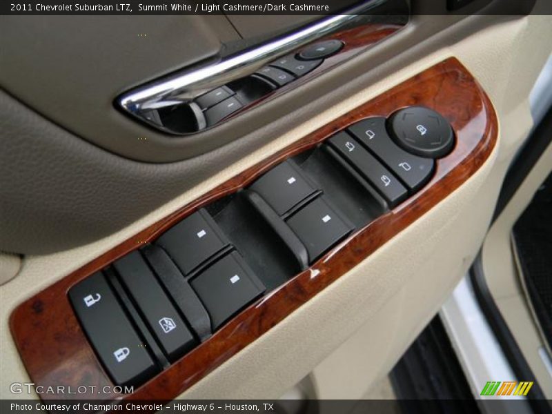 Summit White / Light Cashmere/Dark Cashmere 2011 Chevrolet Suburban LTZ