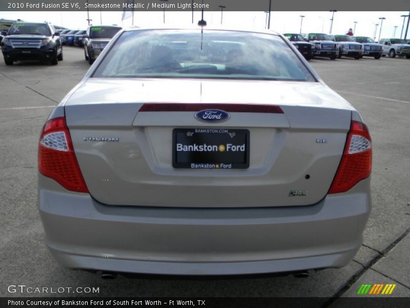 Smokestone Metallic / Medium Light Stone 2010 Ford Fusion SE V6