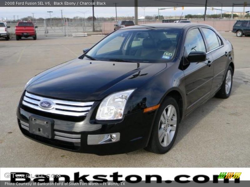 Black Ebony / Charcoal Black 2008 Ford Fusion SEL V6