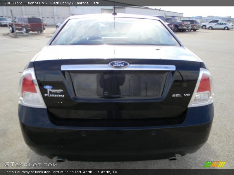 Black Ebony / Charcoal Black 2008 Ford Fusion SEL V6
