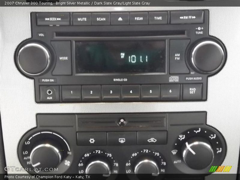 Bright Silver Metallic / Dark Slate Gray/Light Slate Gray 2007 Chrysler 300 Touring