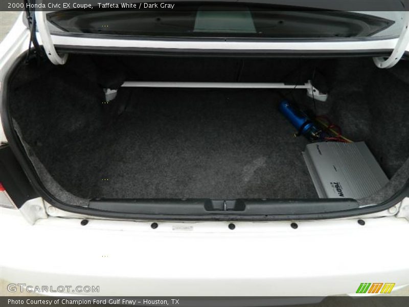 Taffeta White / Dark Gray 2000 Honda Civic EX Coupe