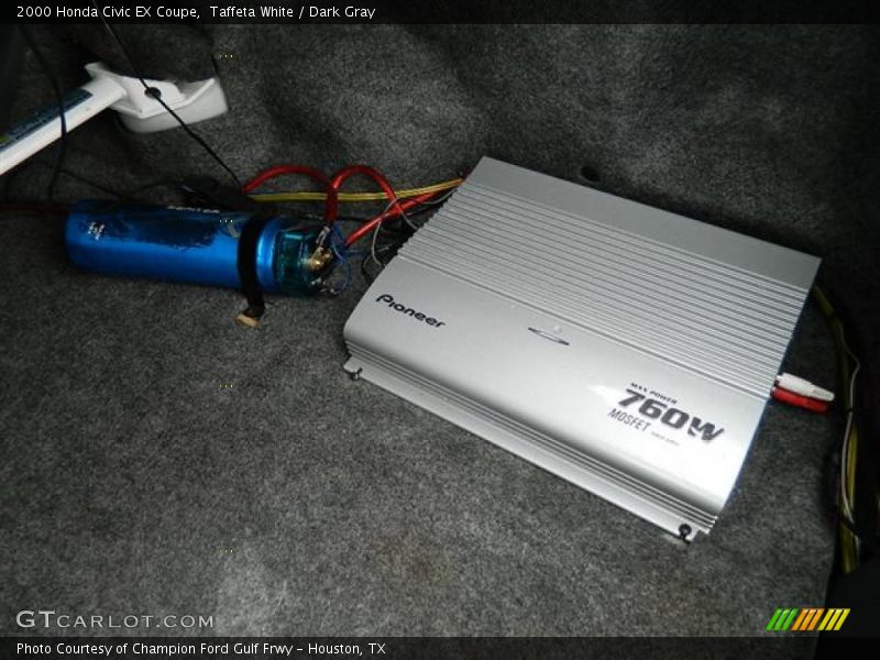 Taffeta White / Dark Gray 2000 Honda Civic EX Coupe