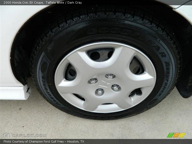 Taffeta White / Dark Gray 2000 Honda Civic EX Coupe