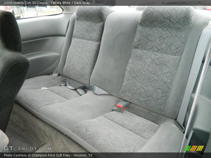 Taffeta White / Dark Gray 2000 Honda Civic EX Coupe