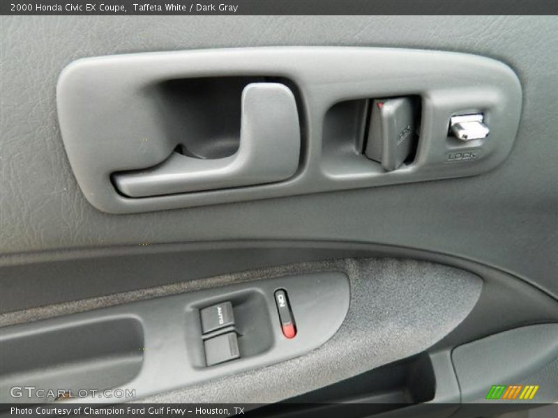 Taffeta White / Dark Gray 2000 Honda Civic EX Coupe