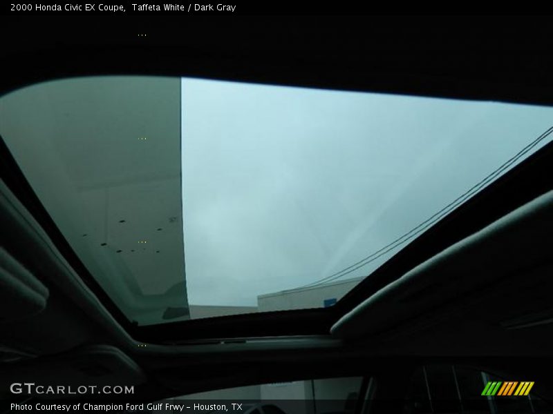 Taffeta White / Dark Gray 2000 Honda Civic EX Coupe