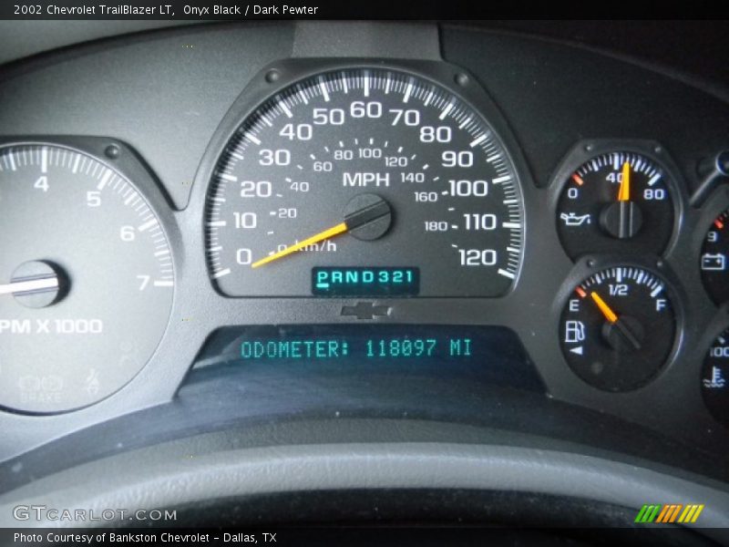 Onyx Black / Dark Pewter 2002 Chevrolet TrailBlazer LT