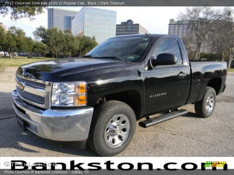 Black / Dark Titanium 2012 Chevrolet Silverado 1500 LS Regular Cab