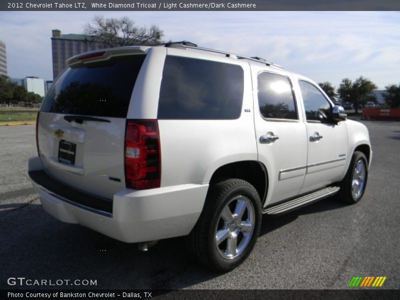 White Diamond Tricoat / Light Cashmere/Dark Cashmere 2012 Chevrolet Tahoe LTZ