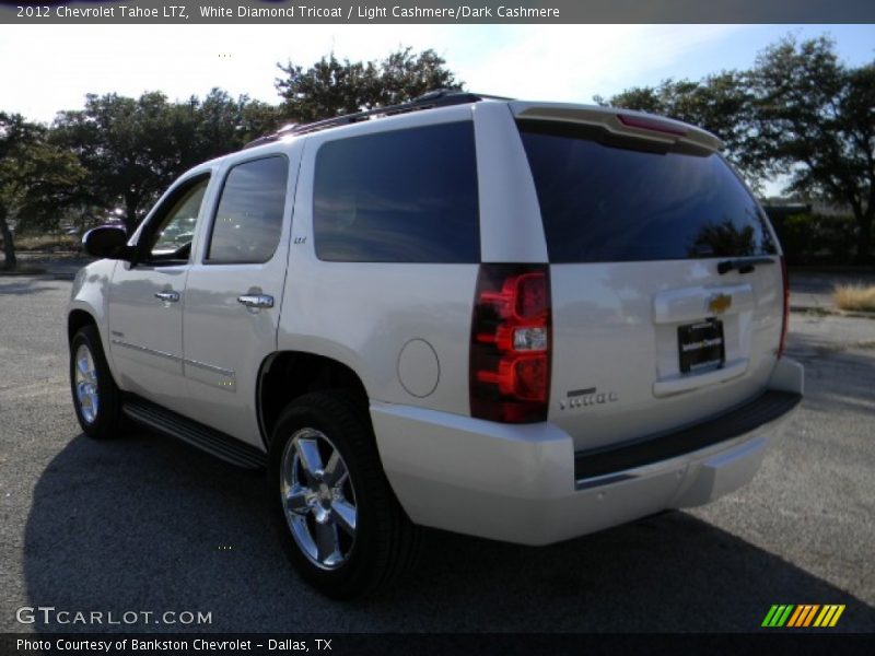 White Diamond Tricoat / Light Cashmere/Dark Cashmere 2012 Chevrolet Tahoe LTZ