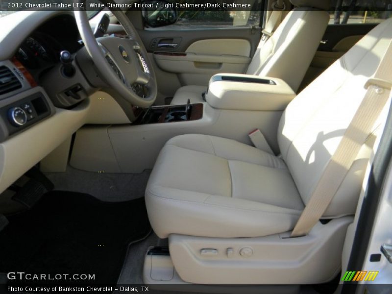 White Diamond Tricoat / Light Cashmere/Dark Cashmere 2012 Chevrolet Tahoe LTZ