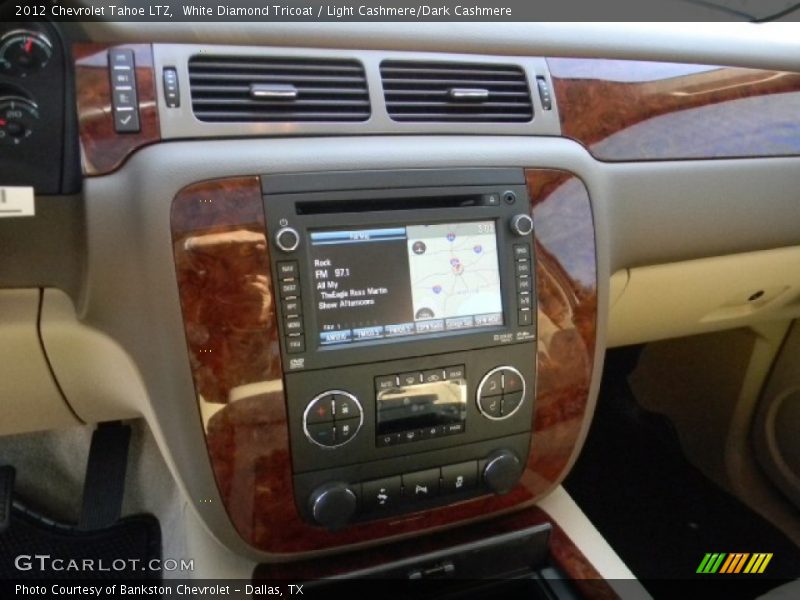 White Diamond Tricoat / Light Cashmere/Dark Cashmere 2012 Chevrolet Tahoe LTZ